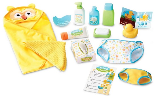 Baby Doll Bath Set Great Gift for Kids